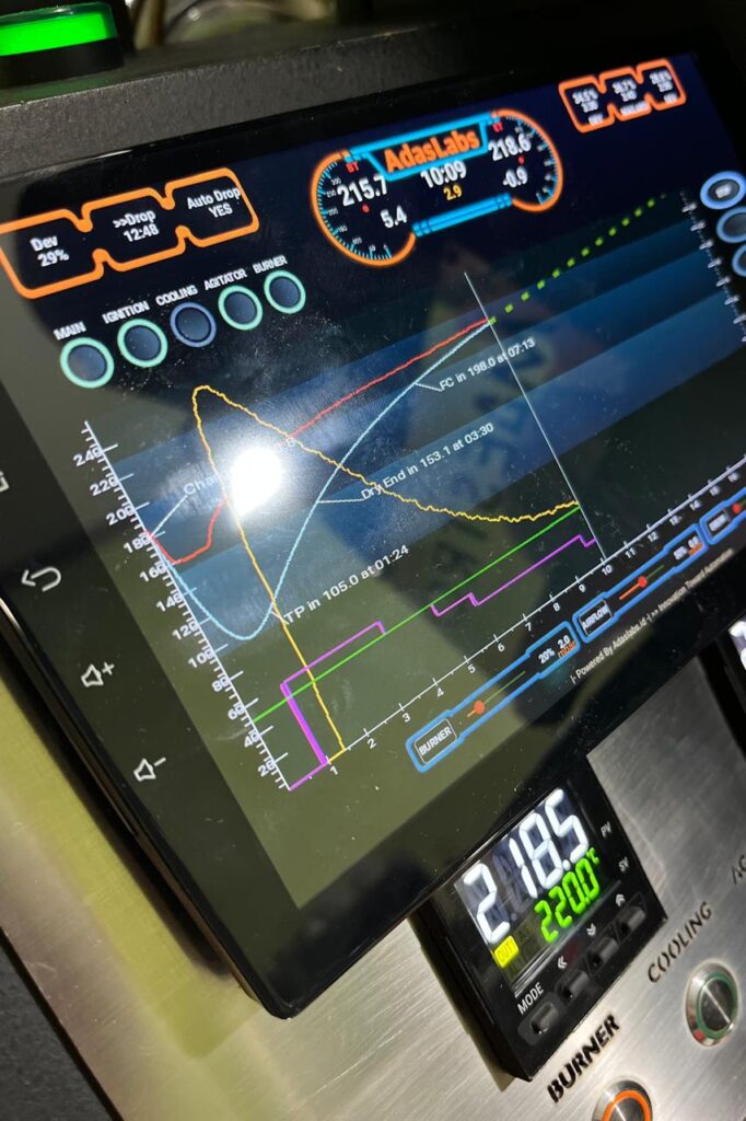 Automation Coffee Roasting HMI